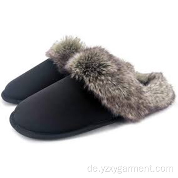 Winterschuhe aus Baumwollsamt